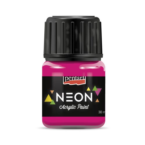 Neon festék - pink - 30 ml