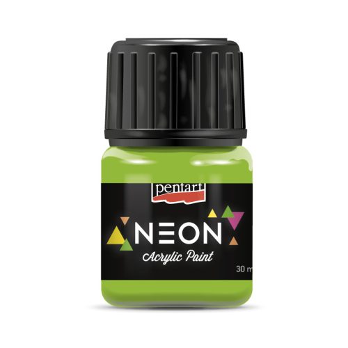 Neon festék - zöld - 30 ml