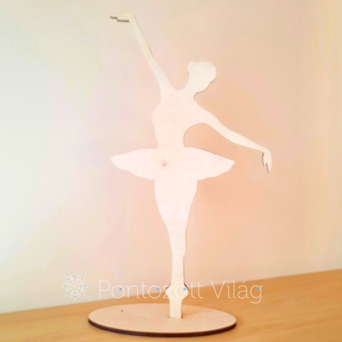 Fa alap - balerina - 30 cm